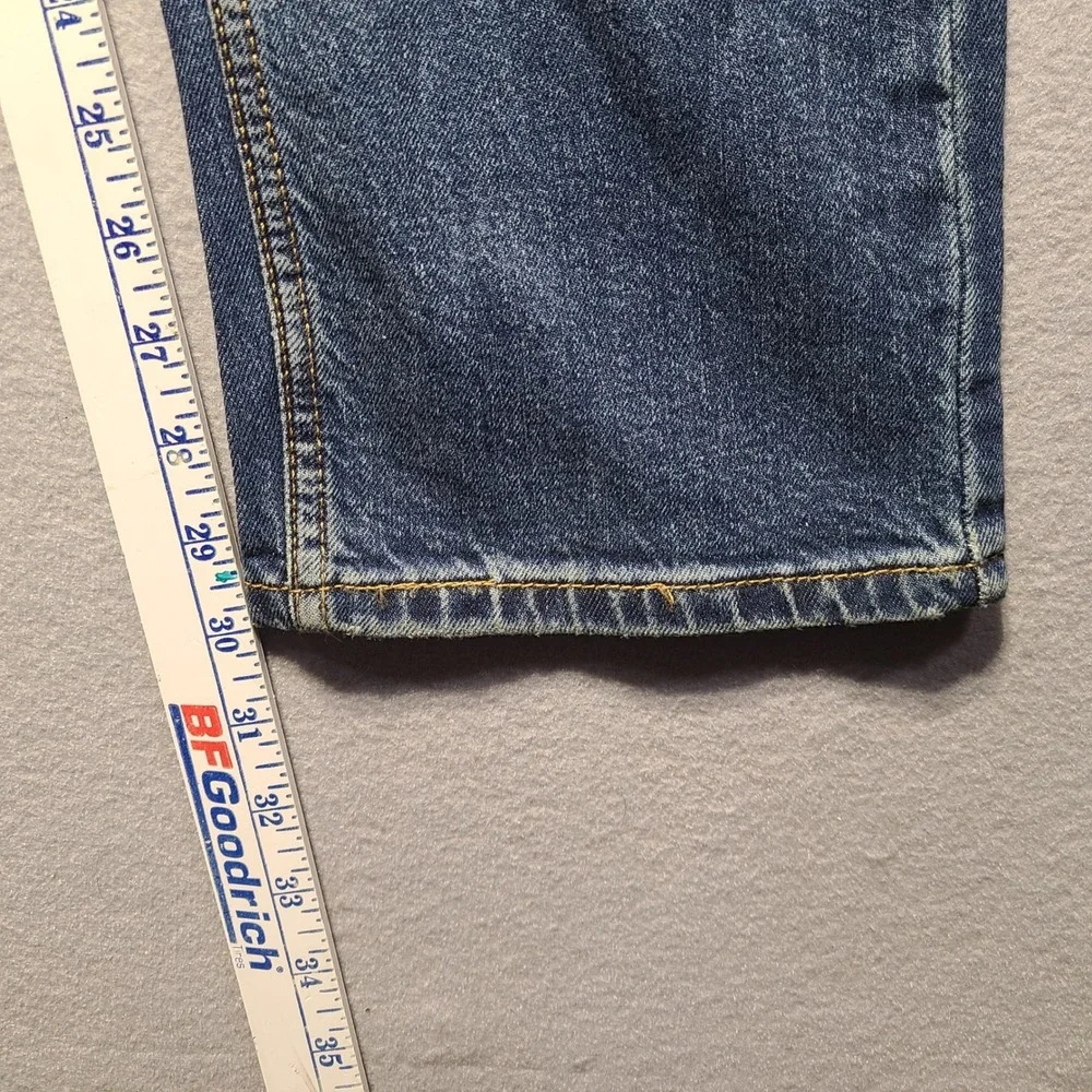 NEW Levi's 513 Slim Straight Jeans Mens 34x30 Blue Flex Stretch Denim 08513-0715